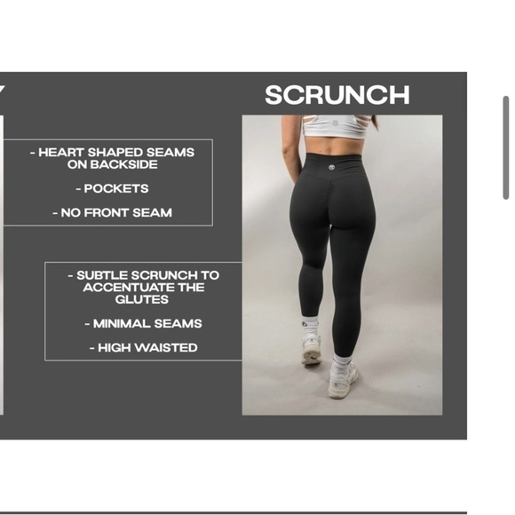 5" NEW Effortless Scrunch Shorts - Black large no front seam soft - Picture 7 of 12